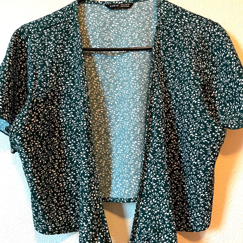 Wrap around crop top